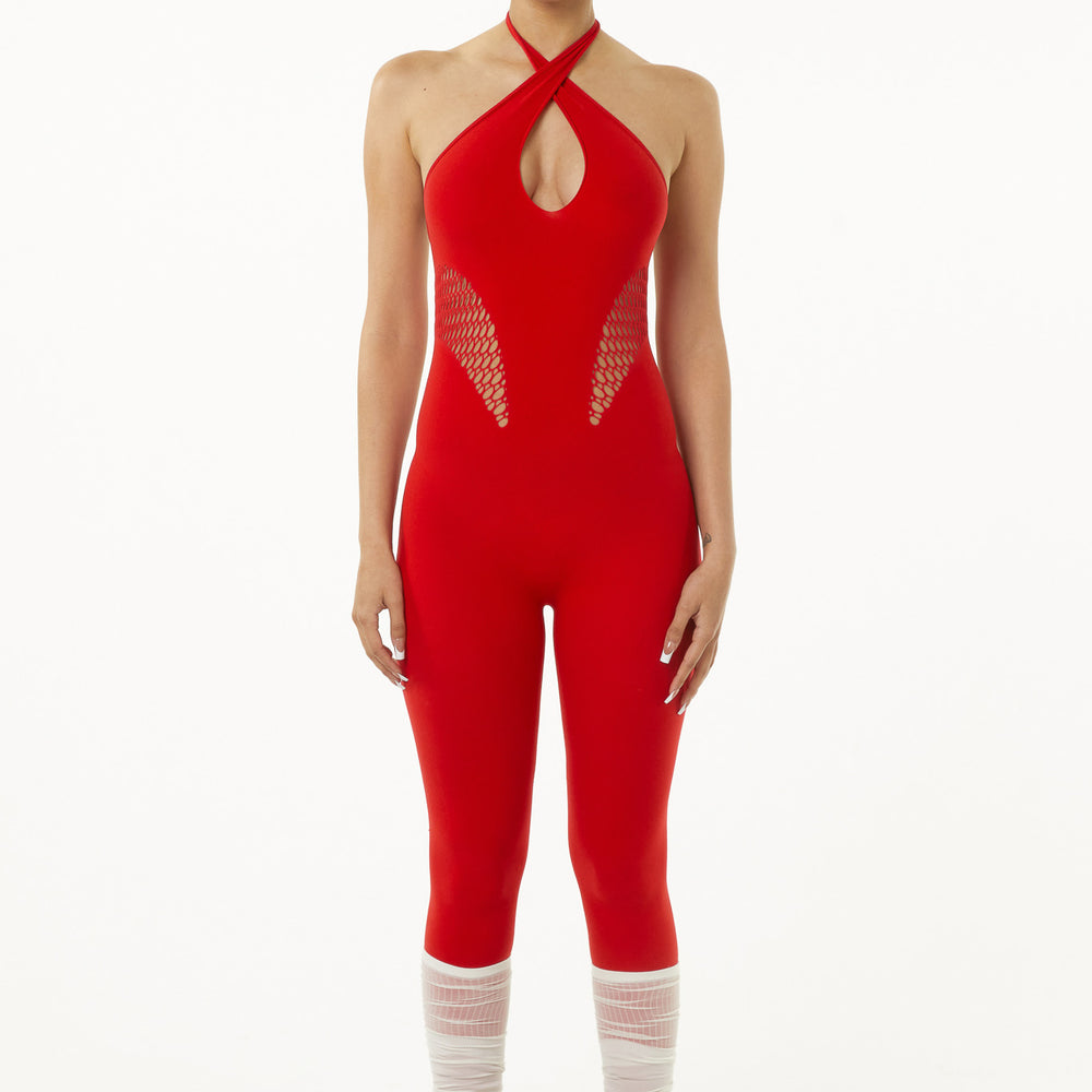 Cystar Jumpsuit - Red