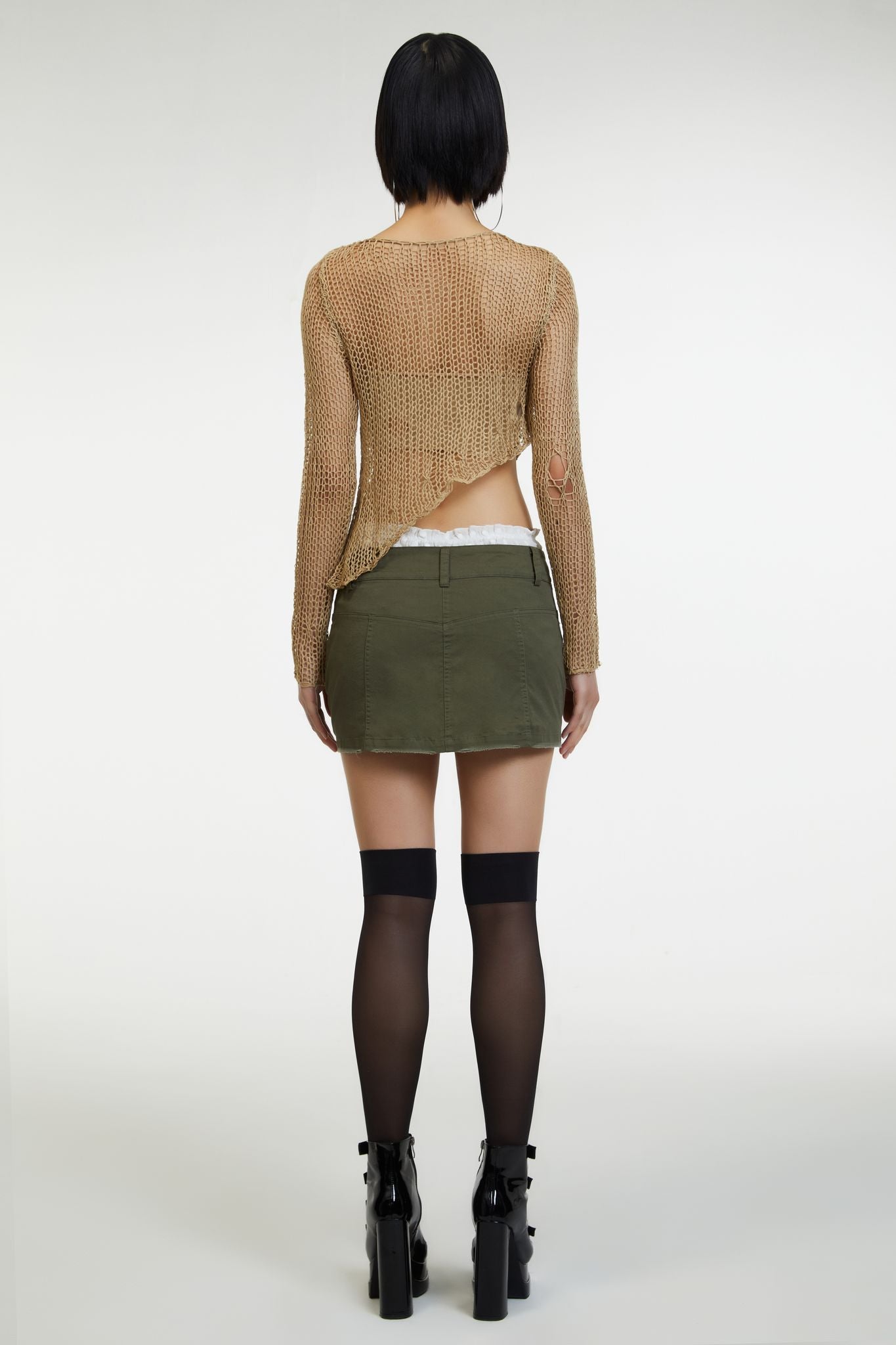 
                  
                    Kaspar Cargo Skirt - Olive
                  
                