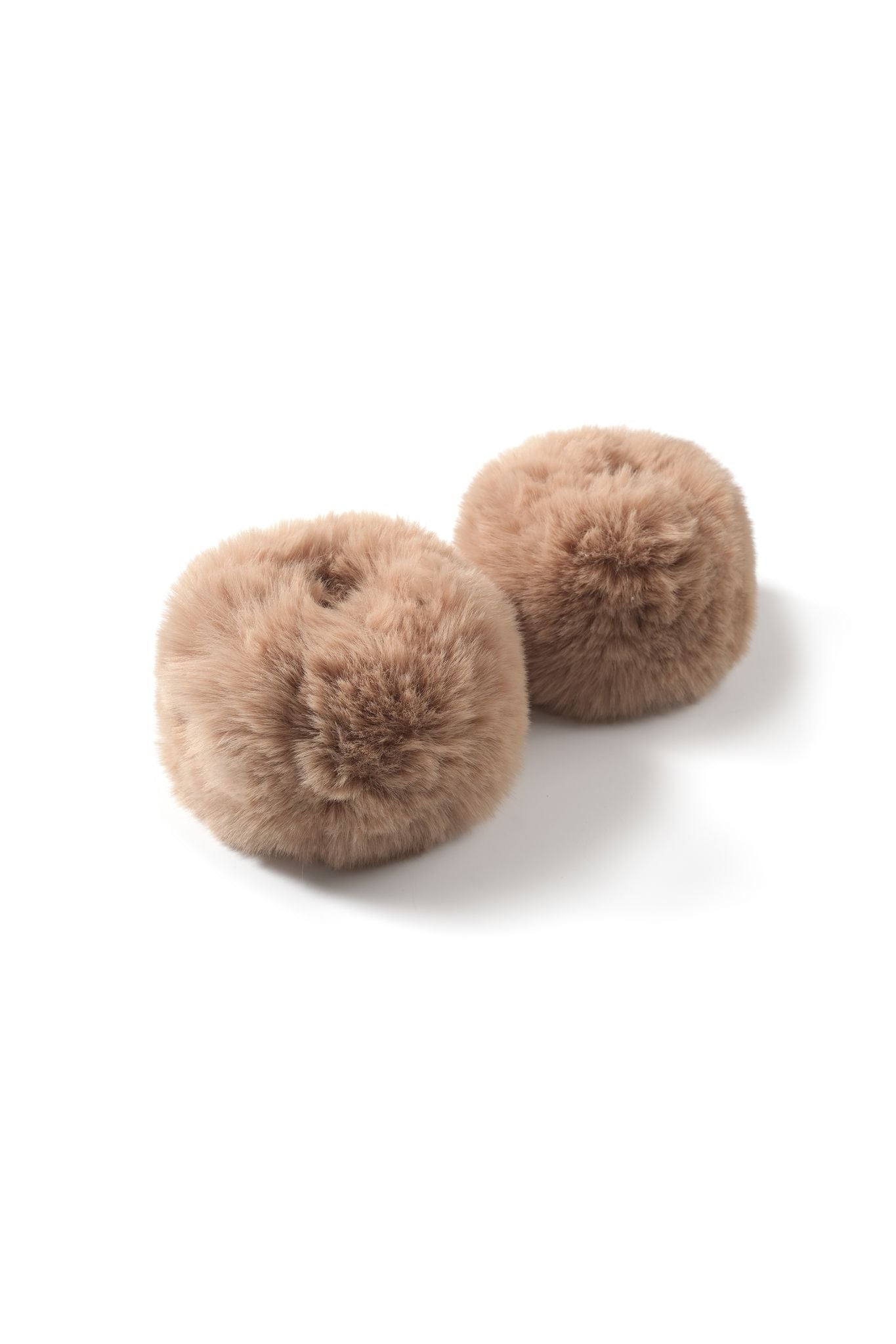 Minkra Faux-Fur Cuffs - Tan